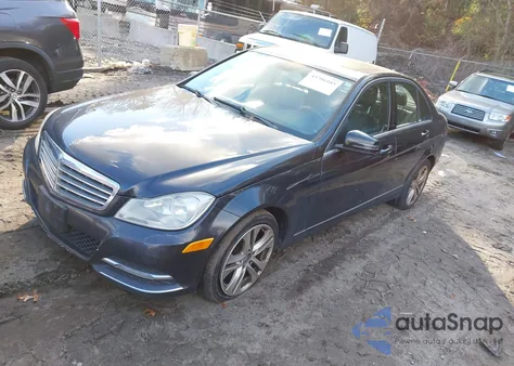 2012 Mercedes-Benz C 300 Luxury 4Matic from USA, damaged, VIN WDDGF8BB5CR201764